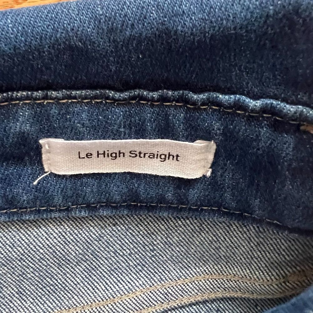 Frame Le High Straight Stallis Jeans Womens 26 Dark Blue High Rise NWT‎ - Picture 9 of 10